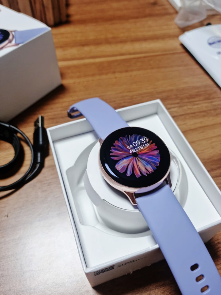  [삼성 갤럭시워치액티브2] 갤럭시워치액티브2(Galaxy watch active 2 40mm) 바이올렛골드(로즈골드) 싸게사는법, 리뷰, 후기