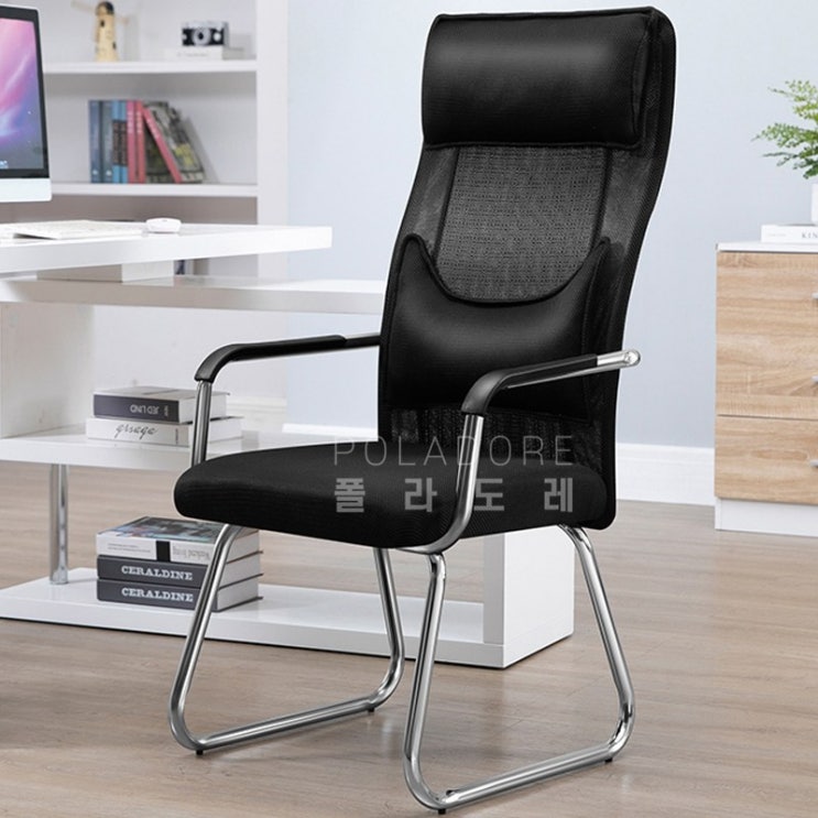선호도 좋은 폴라도레 심플 디자인 바퀴없는 책상 의자 사무실 회의실 걸상 Z, 17-17번(J-0765-17) 추천합니다