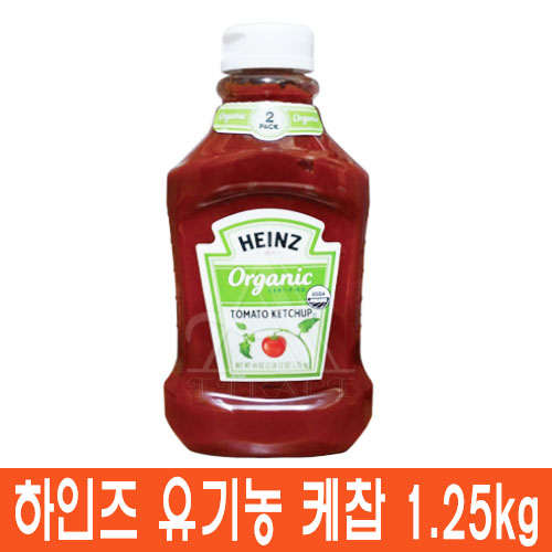 선택고민 해결 하인즈 유기농 토마토케찹, 1.25kg, 1개 ···