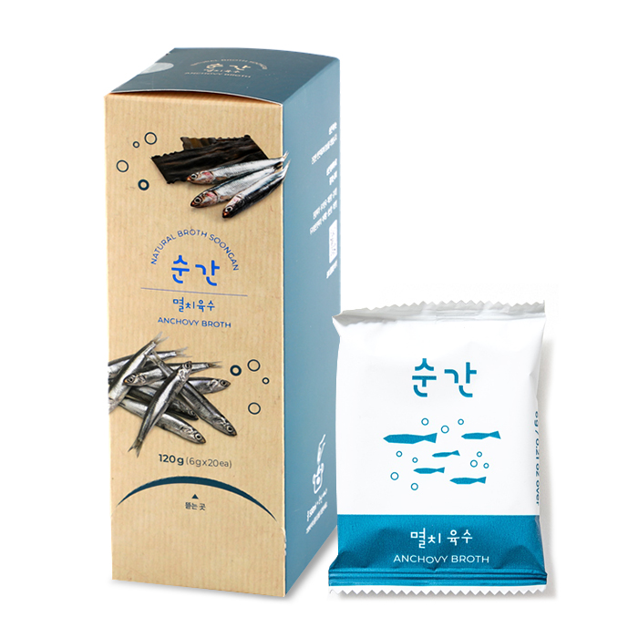 가성비 좋은 순간 고체 멸치육수, 6g, 20개 ···