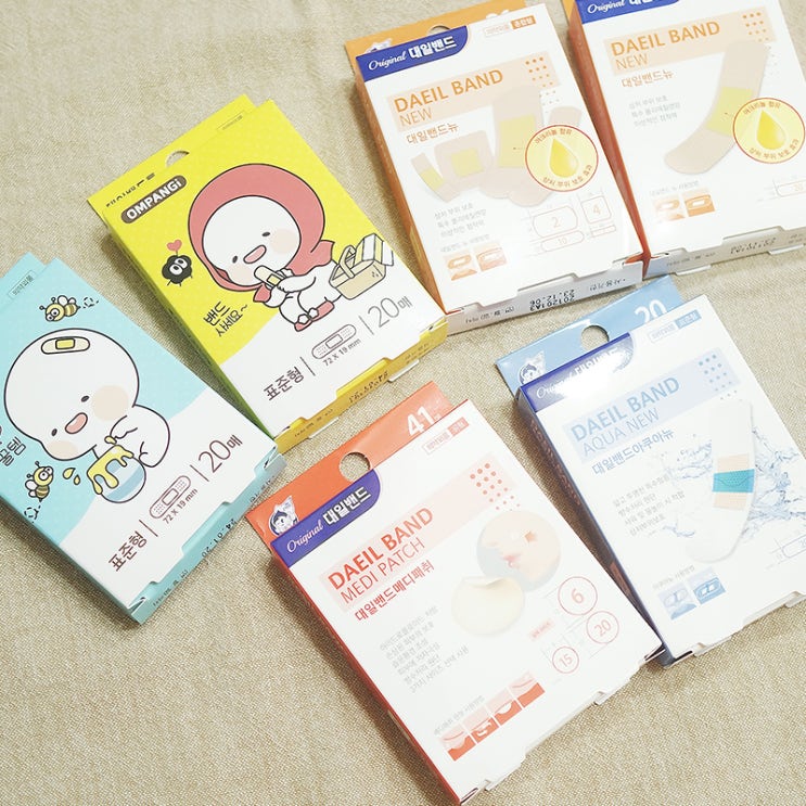  상처엔 역시 대일밴드, 구두 물집 방지엔 아쿠아뉴