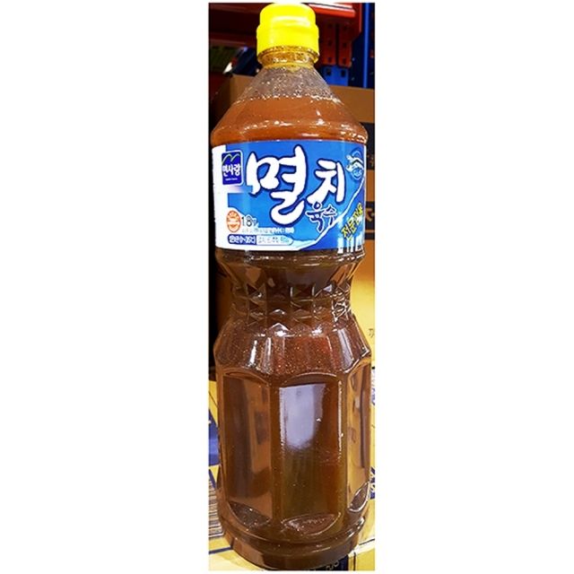 의외로 인기있는 MG 면사랑 멸치육수 업소용 식자재 1.8L 6EA, 1 ···