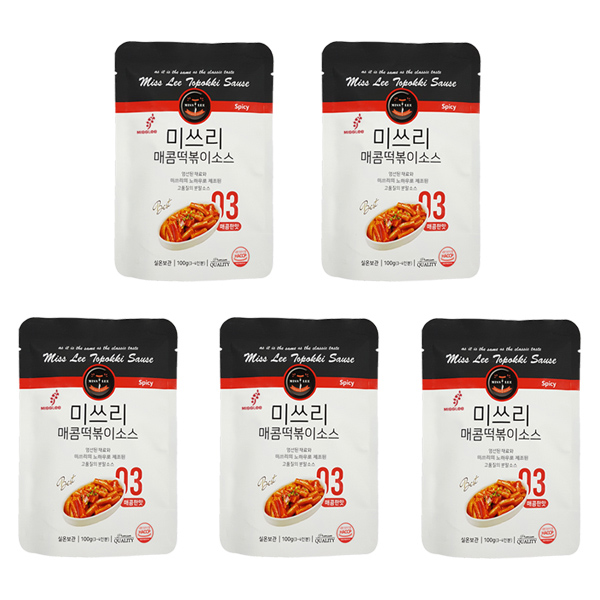 후기가 정말 좋은 미쓰리 떡볶이 소스 03 매콤한맛, 100g, 5개 추천해요 후기가 정말 좋은 미쓰리 떡볶이 소스 03 매콤한맛, 100g, 5개 추천해요