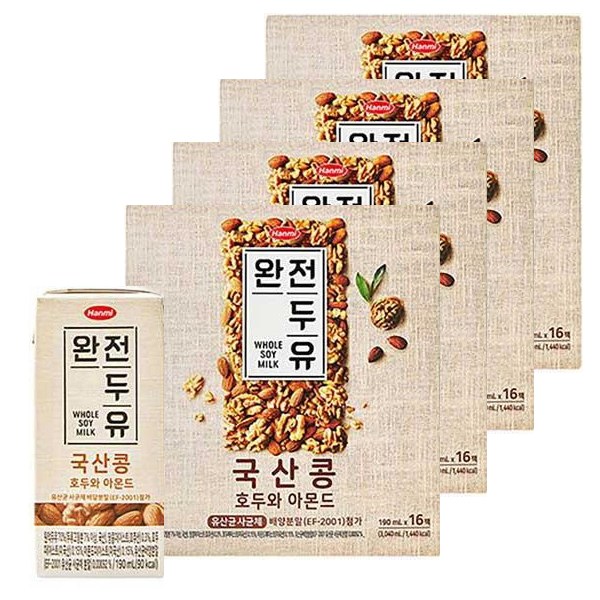 많이 찾는 한미 완전두유 유산균 국산콩 호두아몬드 두유 190mlx64팩, 호두아몬드 두유 64팩 좋아요 많이 찾는 한미 완전두유 유산균 국산콩 호두아몬드 두유 190mlx64팩, 호두아몬드 두유 64팩 좋아요