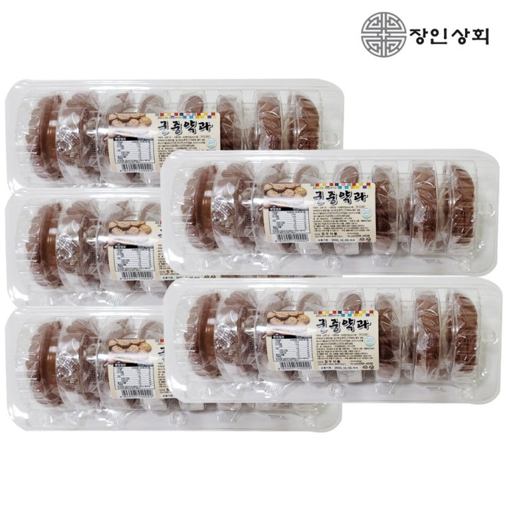 후기가 정말 좋은 정우식품 달달 촉촉 궁중약과 1줄 300g 개별포장 약과 대용량 간식, 5줄 좋아요