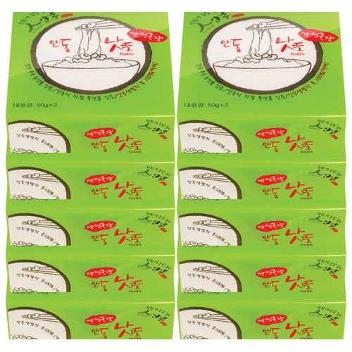 가성비 좋은 우리콩 안동낫또 생청국장, 54g, 백태 10팩(총20개/1팩당2개) ··· 가성비 좋은 우리콩 안동낫또 생청국장, 54g, 백태 10팩(총20개/1팩당2개) ···