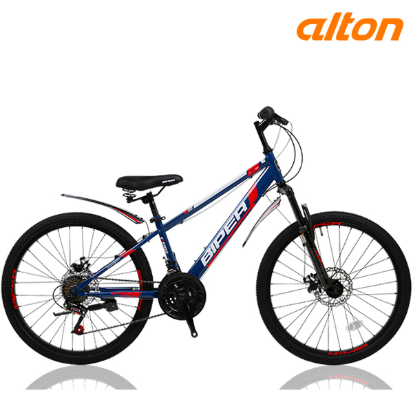 선호도 좋은 알톤 2020 어린이 MTB자전거 엑스티드22SFD 22형 21단 디스크 MTB 자전거, 엑스티드22SFD 22인치 다크블루+레드 ···