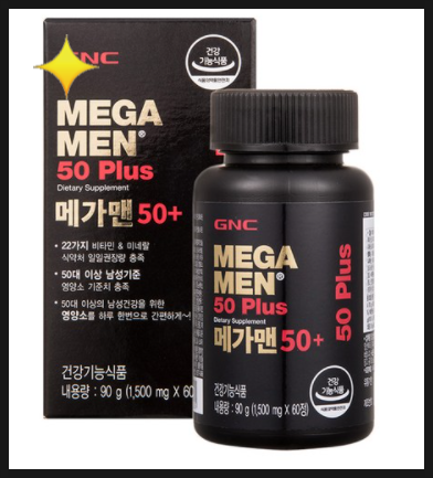GNC 메가맨 50플러스 남성을 위한 멀티비타민