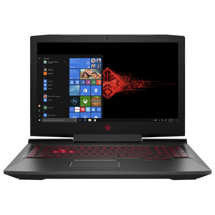 선택고민 해결 HP OMEN 게이밍 노트북 17-an146TX 4VZ61PA (i7-8750H 43.5cm HDD1TB GTX1070 8GB), 512GB, 8GB, WIN10 H