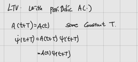 [선형시스템] #12 Equivalent Dynamic Equation 2 (주기가 있는 경우)