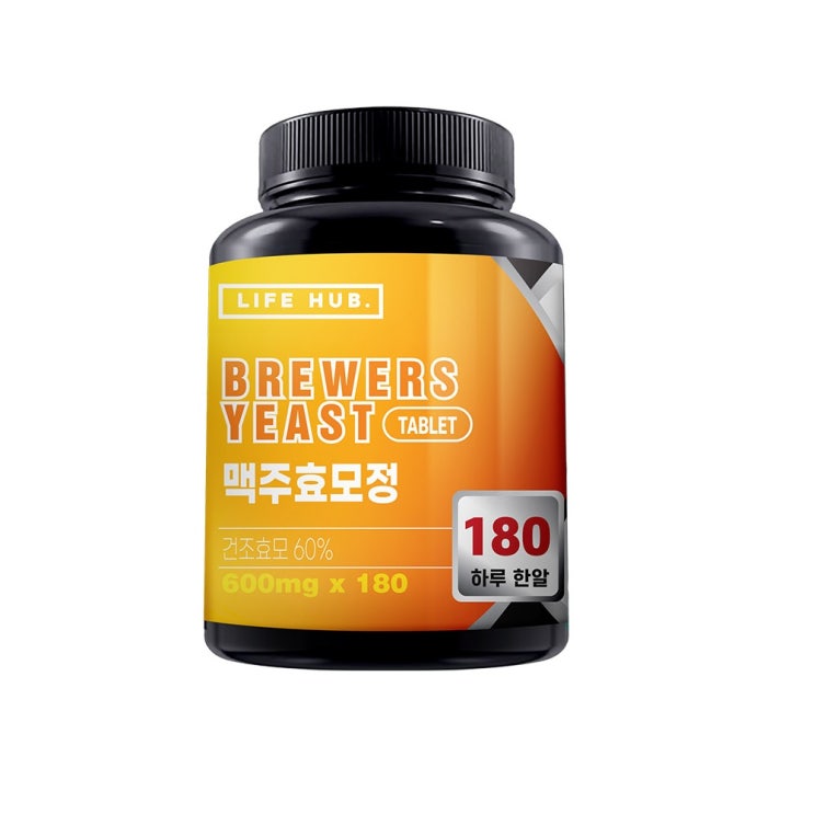 잘나가는 라이프허브 맥주효모정 600mg, 180정, 1개 추천해요