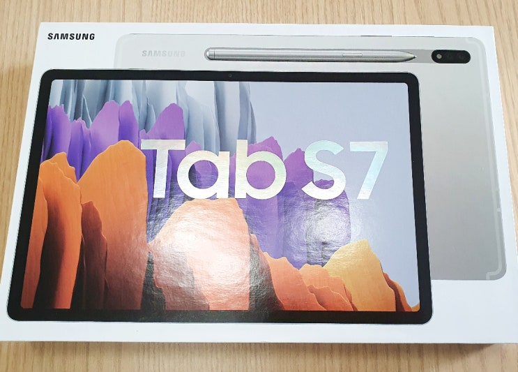 주식하려고 구매한 태블릿 삼성 갤럭시탭 S7 LTE 256GB 그레이 (실버)