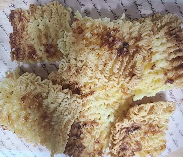  백파더 《마요 라면땅》 5분컷!!  쫄병스낵 간식 만들기