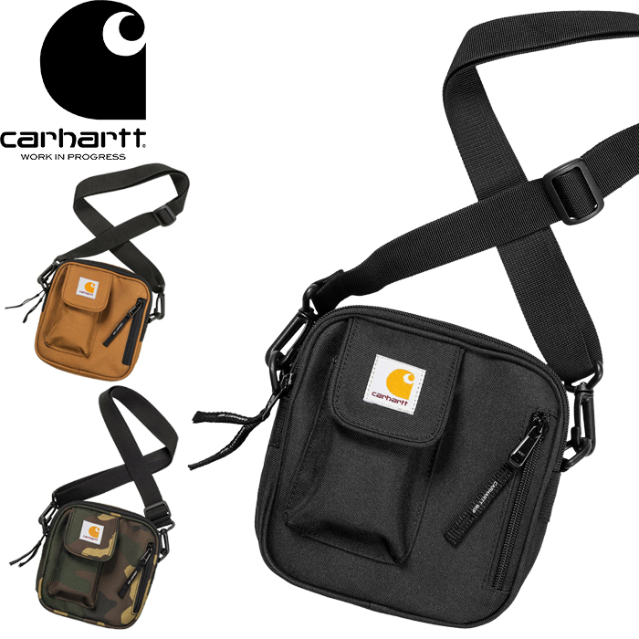 잘나가는 칼하트WIP 에센셜백 스몰 카모 브라운 블랙 미니크로스백 보조가방 커플템 CARHARTT WIP Essentials Bag I006285.89.90 추천합니다