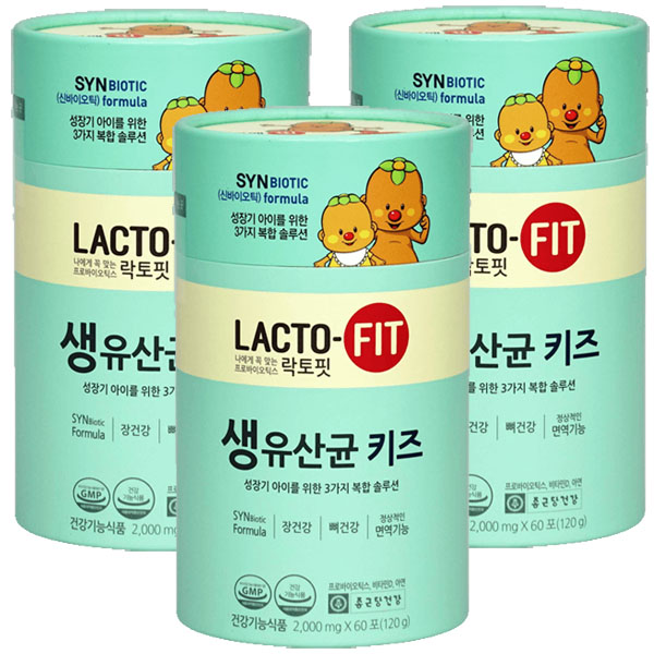 리뷰가 좋은 종근당건강 락토핏 생유산균 키즈 60포 (60일분), 3개 추천합니다 리뷰가 좋은 종근당건강 락토핏 생유산균 키즈 60포 (60일분), 3개 추천합니다