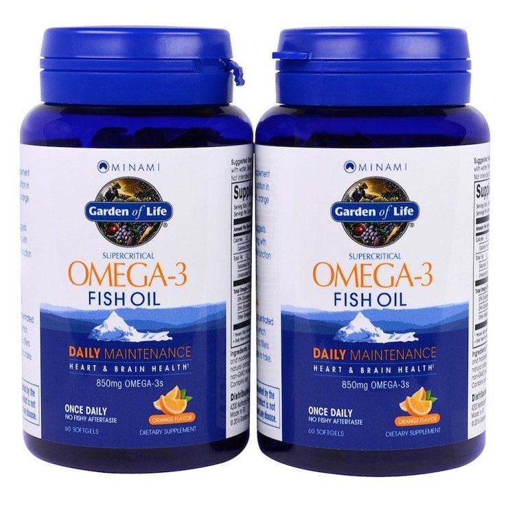 인기있는 Minami Nutrition 슈퍼크리티컬 오메가3 피쉬오일Omega 3 Fish Oil 850mg Orange Flavor 120소프트젤, 1팩, 90개입 추천해요