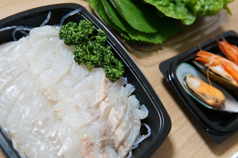 중화산동 맛집 :: 섬마을 횟집 광어, 전복죽 후기