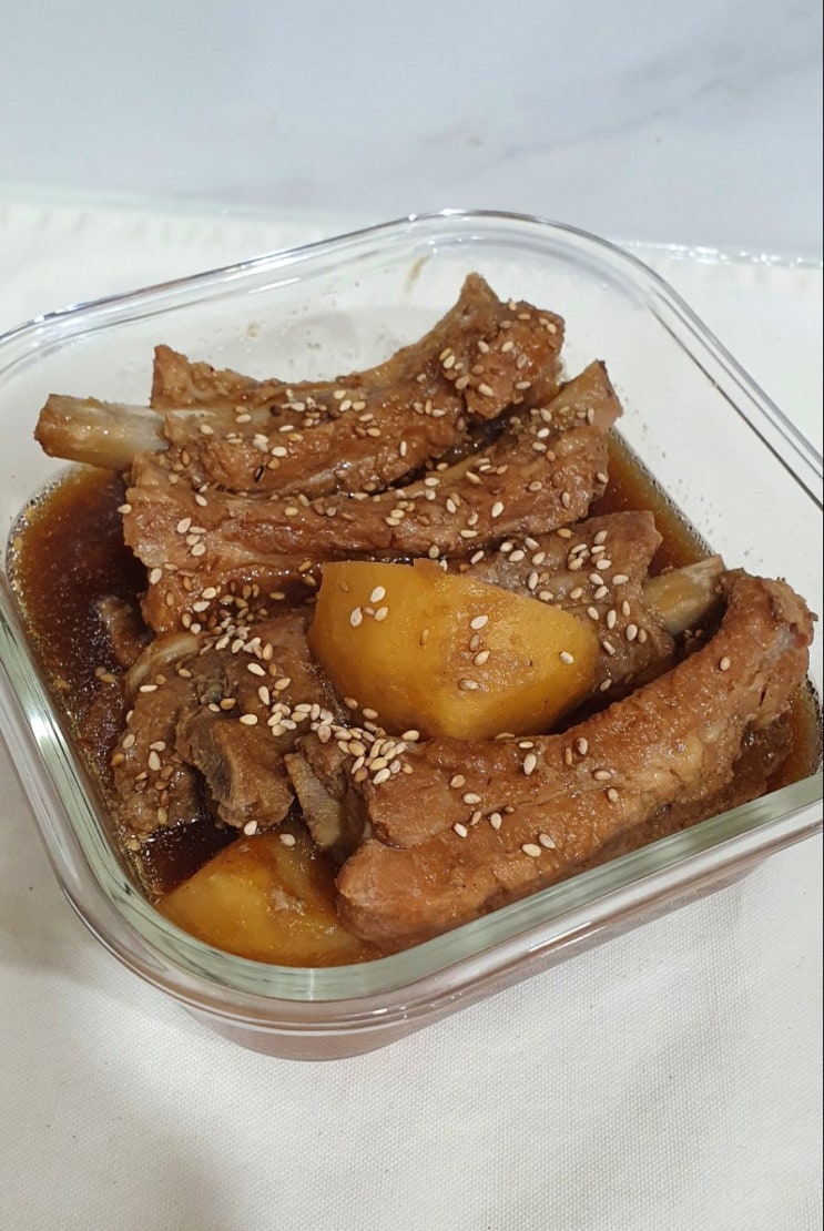  압력솥으로  만든 단짠의 최고봉~! 등갈비찜