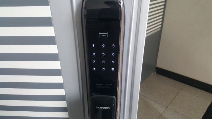  삼성 Push Pull SHP-DP 730 스마트도어록 앱 연동 출입관리