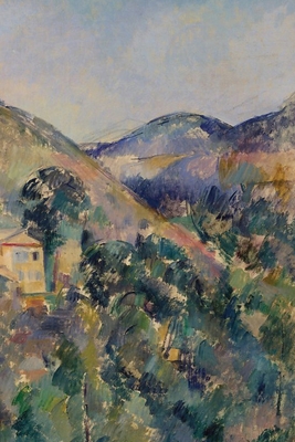 선호도 높은 View of the Domaine Saint-Joseph by Paul Cezanne - A Poetose Notebook / Journal / Diary (50 p