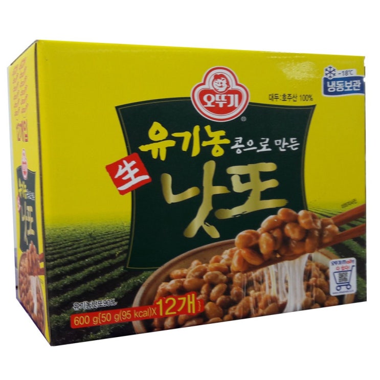 선호도 좋은 오뚜기 낫또 생낫또600g ( 50g X 12입) 아이스포장무료, 12개입 좋아요