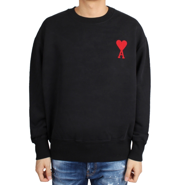 요즘 인기있는 AMI 20FW 아미 빅하트 로고 맨투맨 (블랙) H20HJ034 747 001 BLACK 추천해요 요즘 인기있는 AMI 20FW 아미 빅하트 로고 맨투맨 (블랙) H20HJ034 747 001 BLACK 추천해요