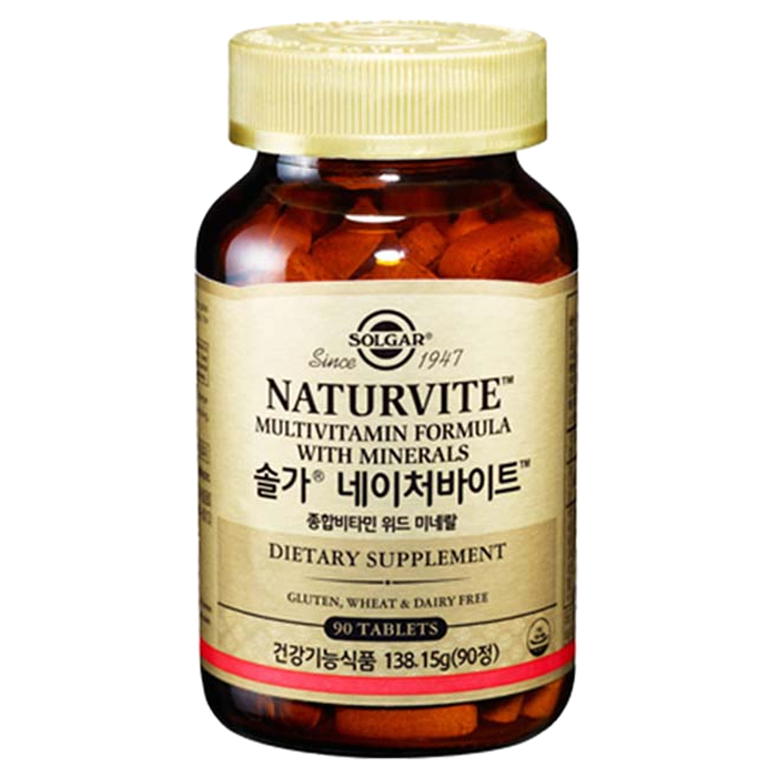 최근 인기있는 솔가 네이처바이트 종합비타민 위드 미네랄, 90정, 1개 ···