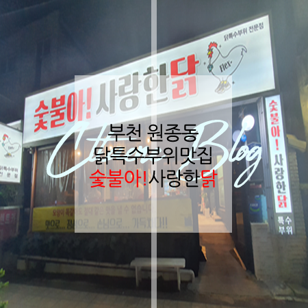  부천 원종동 맛집 닭 특수부위 구이 전문점 숯불아사랑한닭 오픈했어요