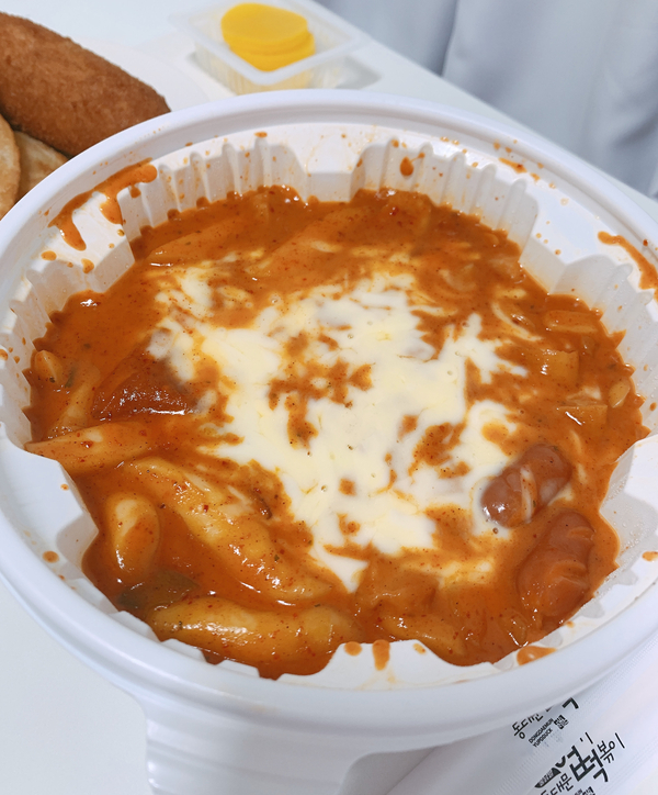  엽떡 로제떡볶이 오리지널맛 솔직 후기 #중국당면 #엽도그 #모둠튀김