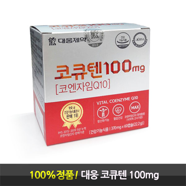 선호도 높은 대웅제약 코큐텐100mg 60캡슐 60일분, 370mg, 1개 추천해요