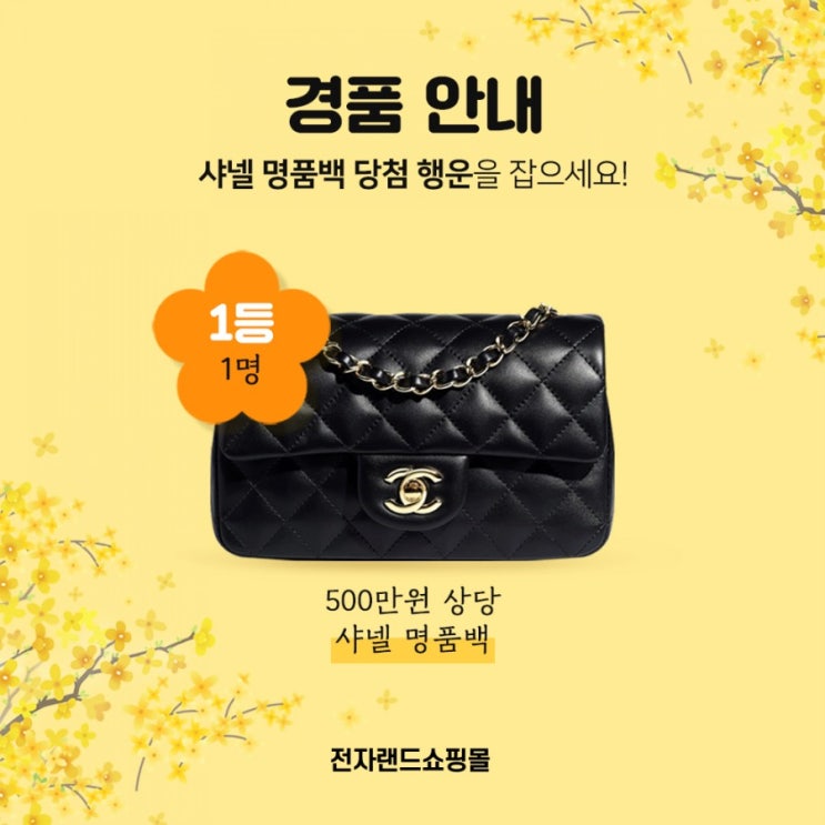  전자랜드 꽃놀이 이벤트로 샤넬백 받는꿀팁