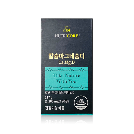 잘나가는 뉴트리코어 칼슘 마그네슘 비타민D 1300mg x 90정 /정품, 상세페이지 참조, 상세페이지 참조 ···