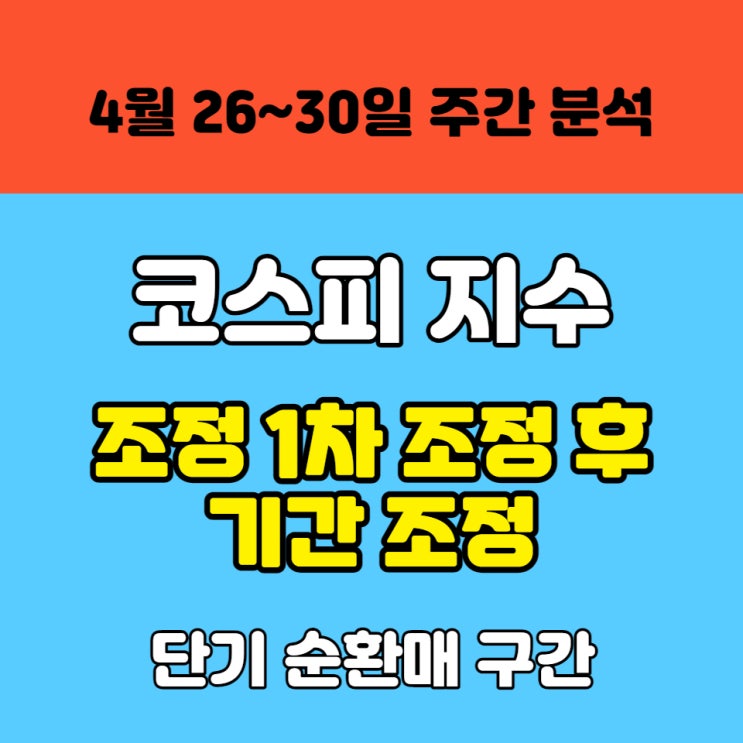  4월 코스피전망, 코스닥전망 집중분석 장기적 관점, 단기적 관점