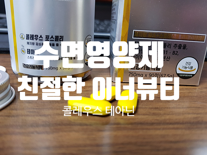 수면영양제 추천 친절한 이너뷰티 콜레우스 테아닌 수면영양제 추천 친절한 이너뷰티 콜레우스 테아닌