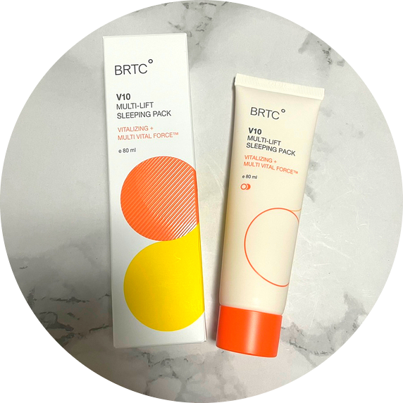  슬리핑팩 추천 비타민수면팩 :BRTC V10 멀티 리프트 슬리핑 팩