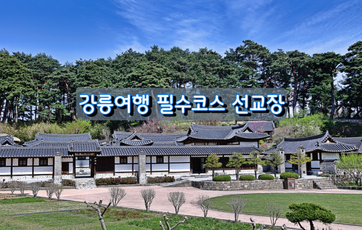 강릉여행 필수코스 선교장 봄풍경 강릉여행 필수코스 선교장 봄풍경