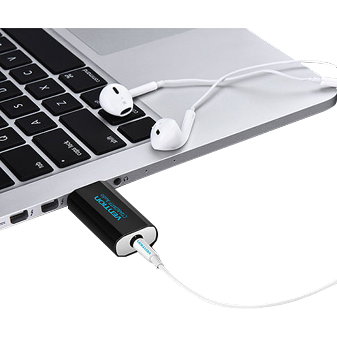 인기 급상승인 벤션 USB 사운드카드 어댑터 스테레오 외장형 블랙, VAB-S16-B 추천합니다