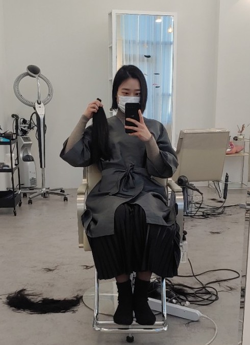  어머나 운동본부에 머리카락 기부했어요~