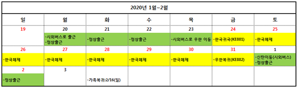 중국 주재원 일기 Day 371_춘절 휴가 기간이 또 변경되다. 중국 주재원 일기 Day 371_춘절 휴가 기간이 또 변경되다.