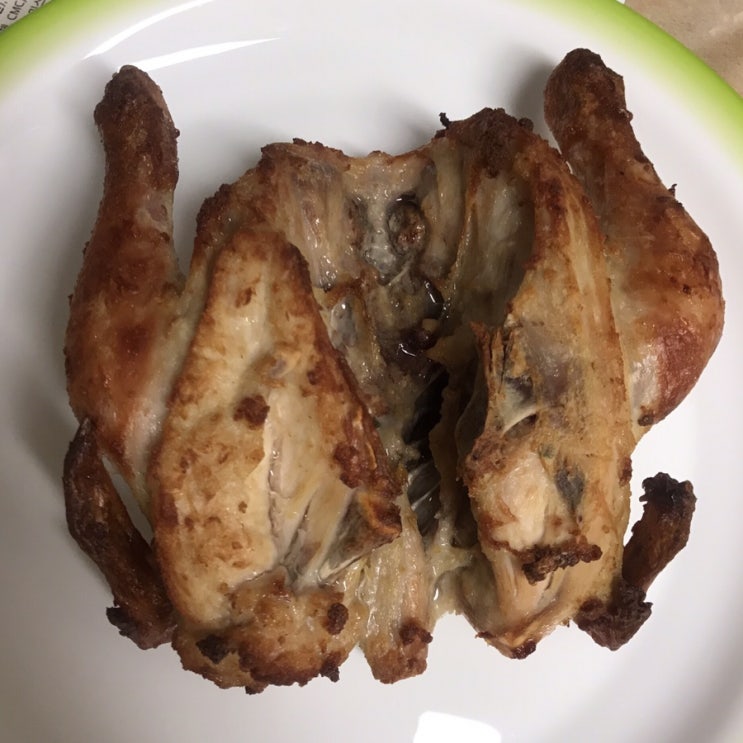 올반 옛날통닭 [삼성스마트오븐빌트인으로 옛날통닭 구워먹는 방법 & 불닭마요소스]
