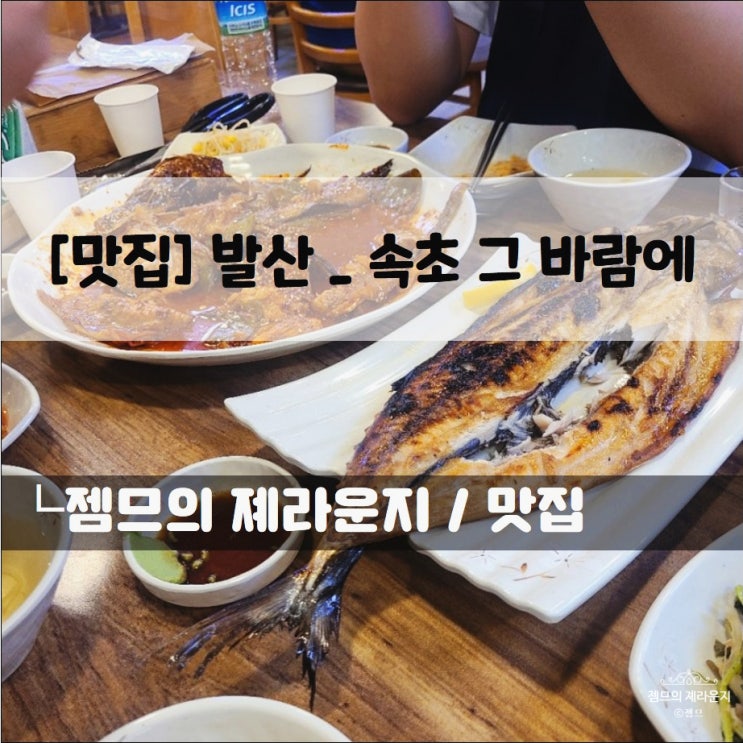  <발산역 맛집 / 속초 그 바람에> 명태조림이 맛있는 맛집