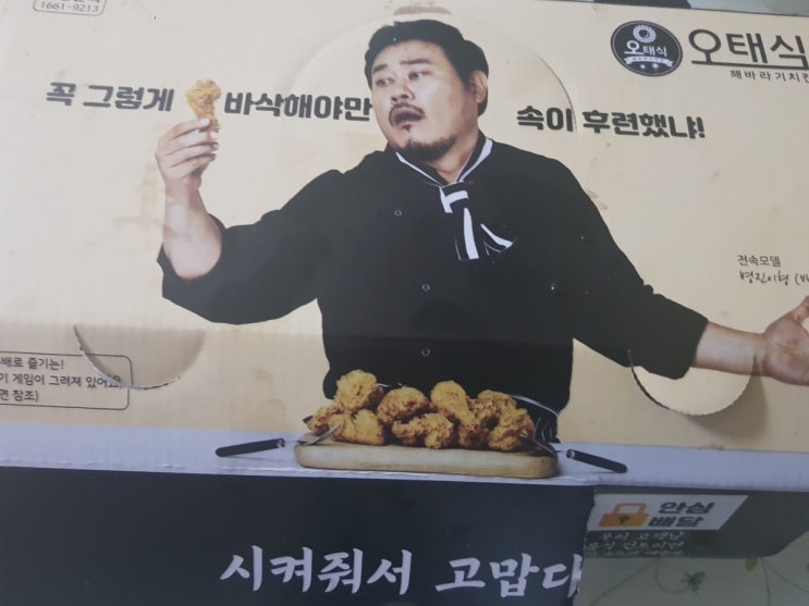  [배달] 둔포 아산테크노 오태식 해바라기치킨 후라이드
