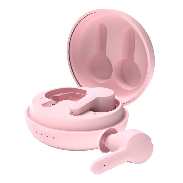당신만 모르는 앱코 BEATONIC 액티브 노이즈 캔슬링 블루투스 이어폰, EC10, 핑크 ···