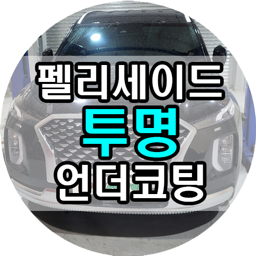  부산 투명언더코팅 전문점 펠리세이드 투명언더코팅 시공