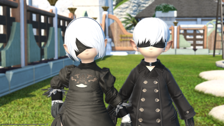  [파판14] 2B 헤어, 9S 헤어