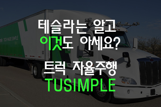  테슬라는 알지만 이 회사도 아시나요? 자율주행 트럭 투심플(TUSIMPLE / ARKK 편입 종목)