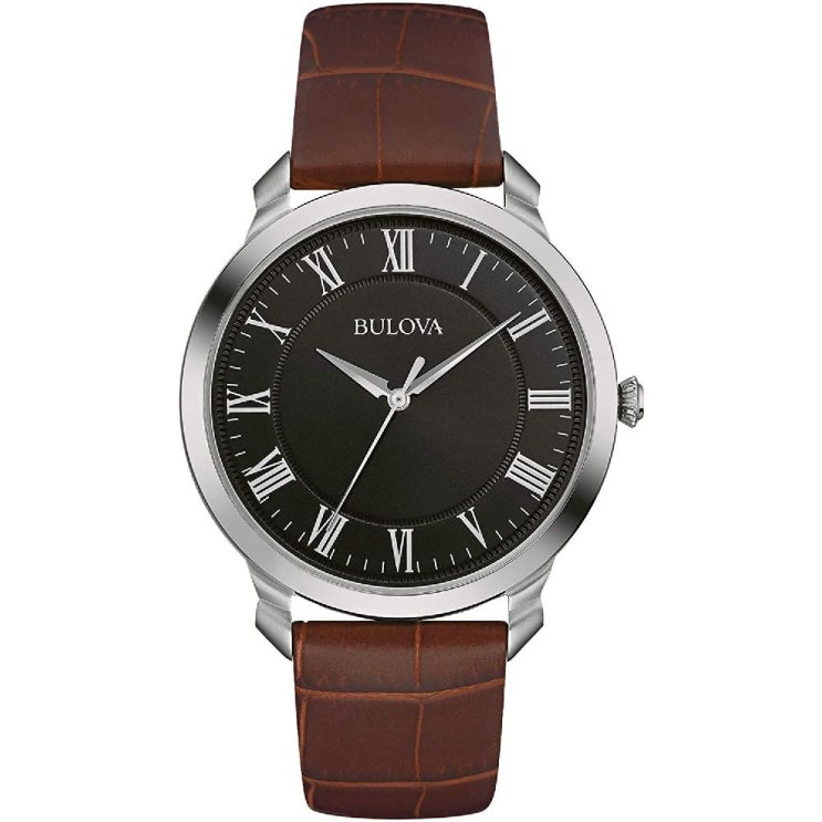 많이 팔린 Bulova BULOVA 남성 쿼츠 스테인리스 스틸 및 브라운 가죽 드레스 시계 모델 : 96A184 ··· 많이 팔린 Bulova BULOVA 남성 쿼츠 스테인리스 스틸 및 브라운 가죽 드레스 시계 모델 : 96A184 ···