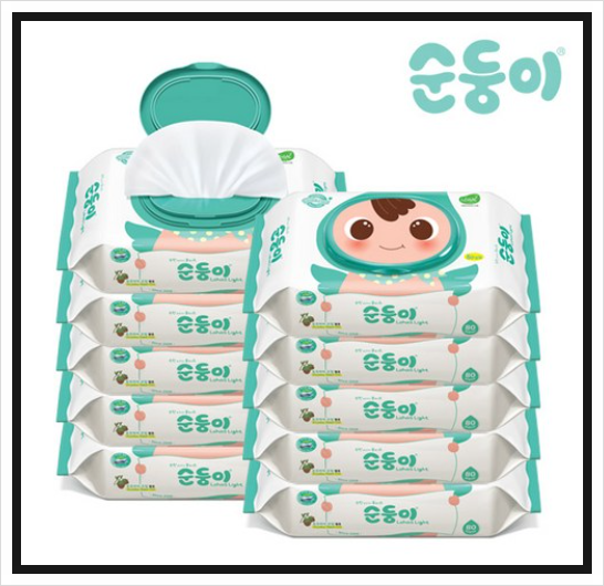  생분해 물티슈로 아이와 환경을 모두 보호하세요!