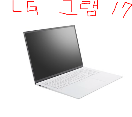 무료배송! LG전자 그램17 스노우 화이트 노트북 17ZD90P-GX50K (i5-1135G7 43.1cm)