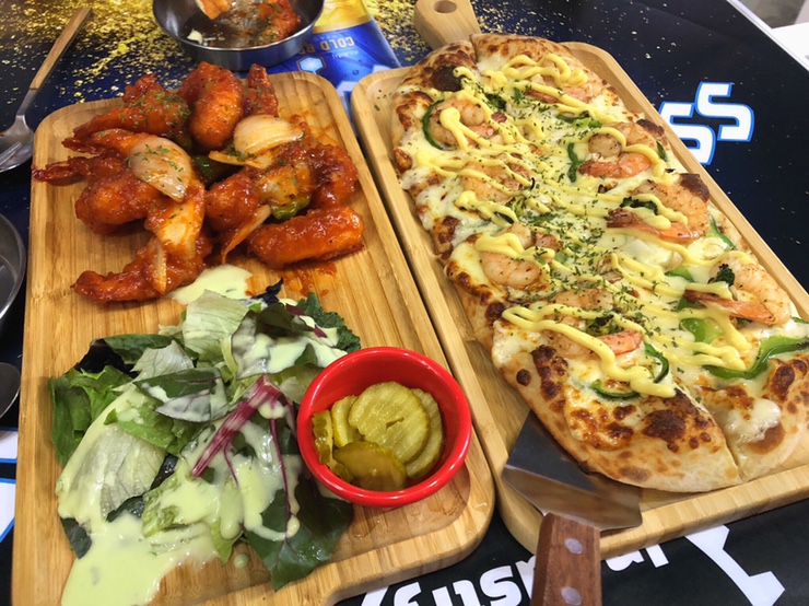  부천 안주맛집 새우공장에서 새우를 드새우!